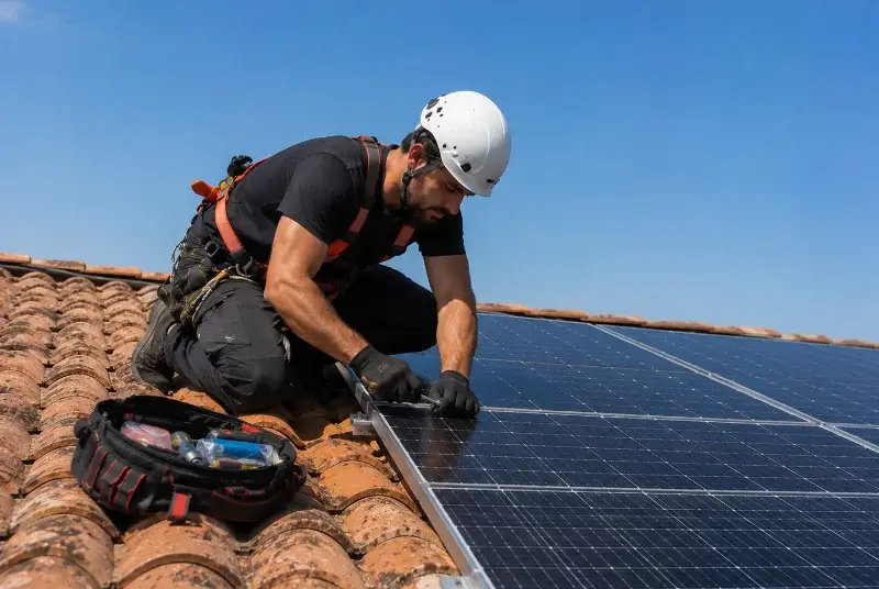 Maintenance et monitoring de panneaux solaires à Lamothe-Landerron